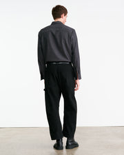 CHRISTOPHE SHIRT IN CHARCOAL MELANGE