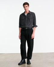CHRISTOPHE SHIRT IN CHARCOAL MELANGE