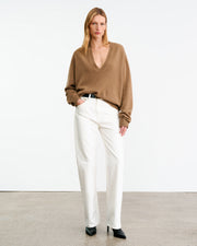 FERON CASHMERE SWEATER IN TAN