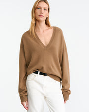 FERON CASHMERE SWEATER IN TAN
