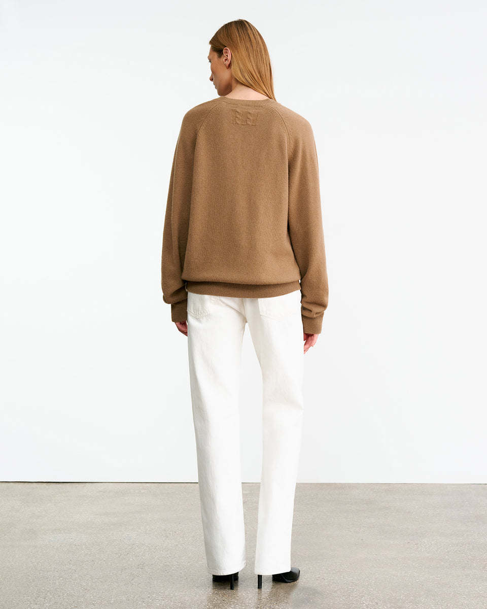 FERON CASHMERE SWEATER IN TAN