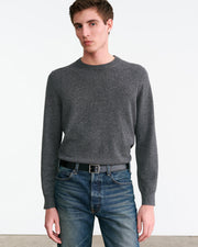 JULIUS CASHMERE SWEATER IN GREY MELANGE