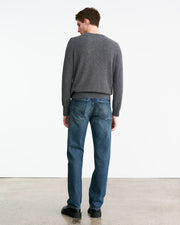 JULIUS CASHMERE SWEATER IN GREY MELANGE