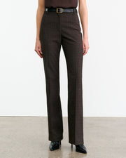 CORETTE WOOL PANT IN CIGAR PLAID