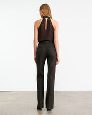 CORETTE WOOL PANT IN CIGAR PLAID