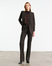 CORETTE WOOL PANT IN CIGAR PLAID