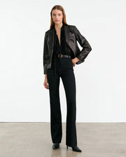 BERTILLE SILK SHIRT IN BLACK