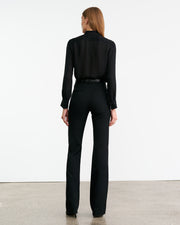 BERTILLE SILK SHIRT IN BLACK