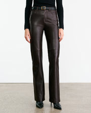 JOAN LEATHER PANT IN ESPRESSO
