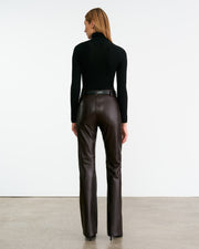 JOAN LEATHER PANT IN ESPRESSO