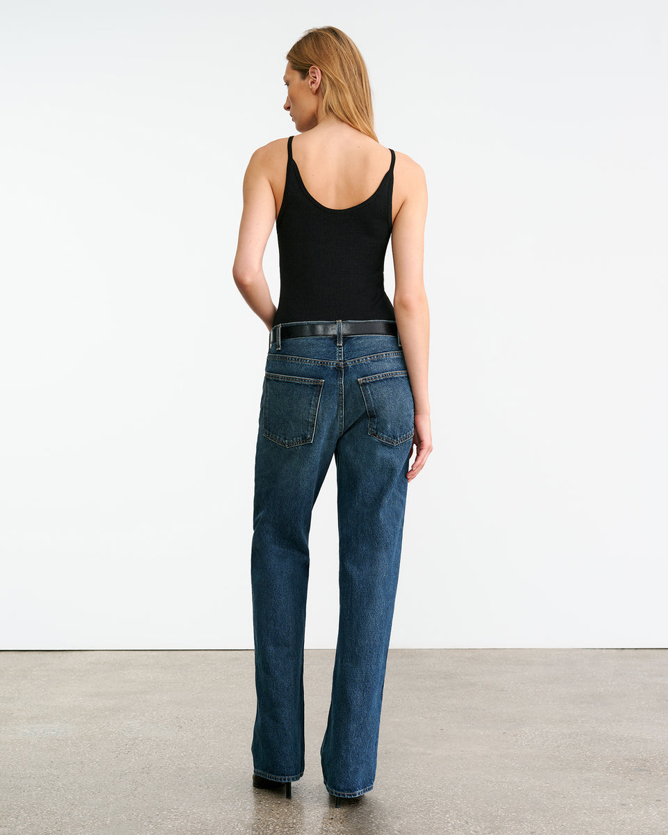 ARONIA SILK TANK IN BLACK