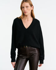 FERON CASHMERE SWEATER IN BLACK