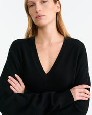 FERON CASHMERE SWEATER IN BLACK