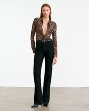 CELESTINE SHIRT IN VINTAGE LEOPARD PRINT