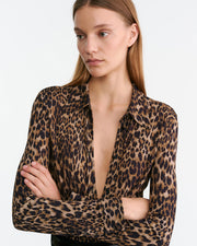 CELESTINE SHIRT IN VINTAGE LEOPARD PRINT