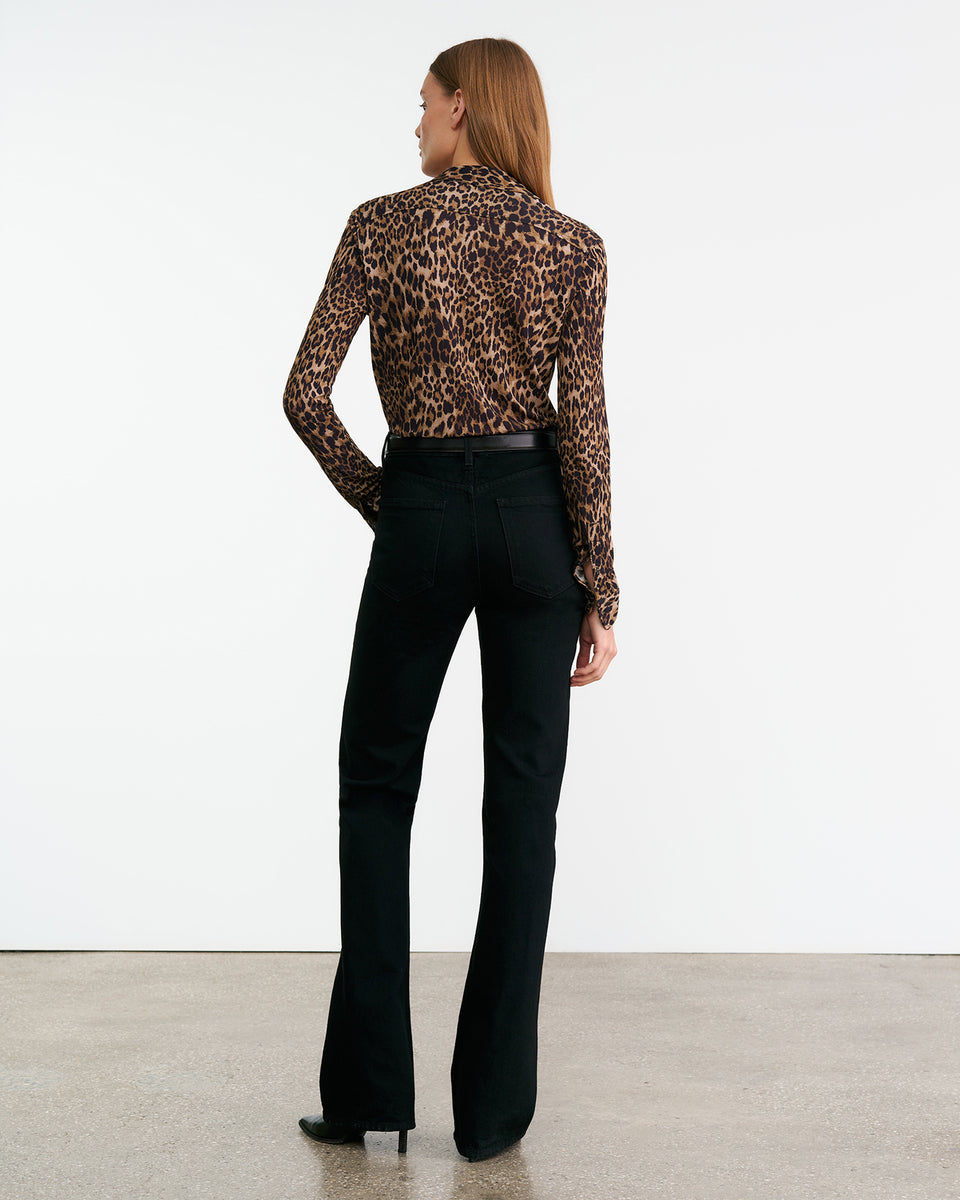 CELESTINE SHIRT IN VINTAGE LEOPARD PRINT