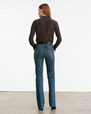 SIMONE SILK SHIRT IN CHOCOLATE BROWN