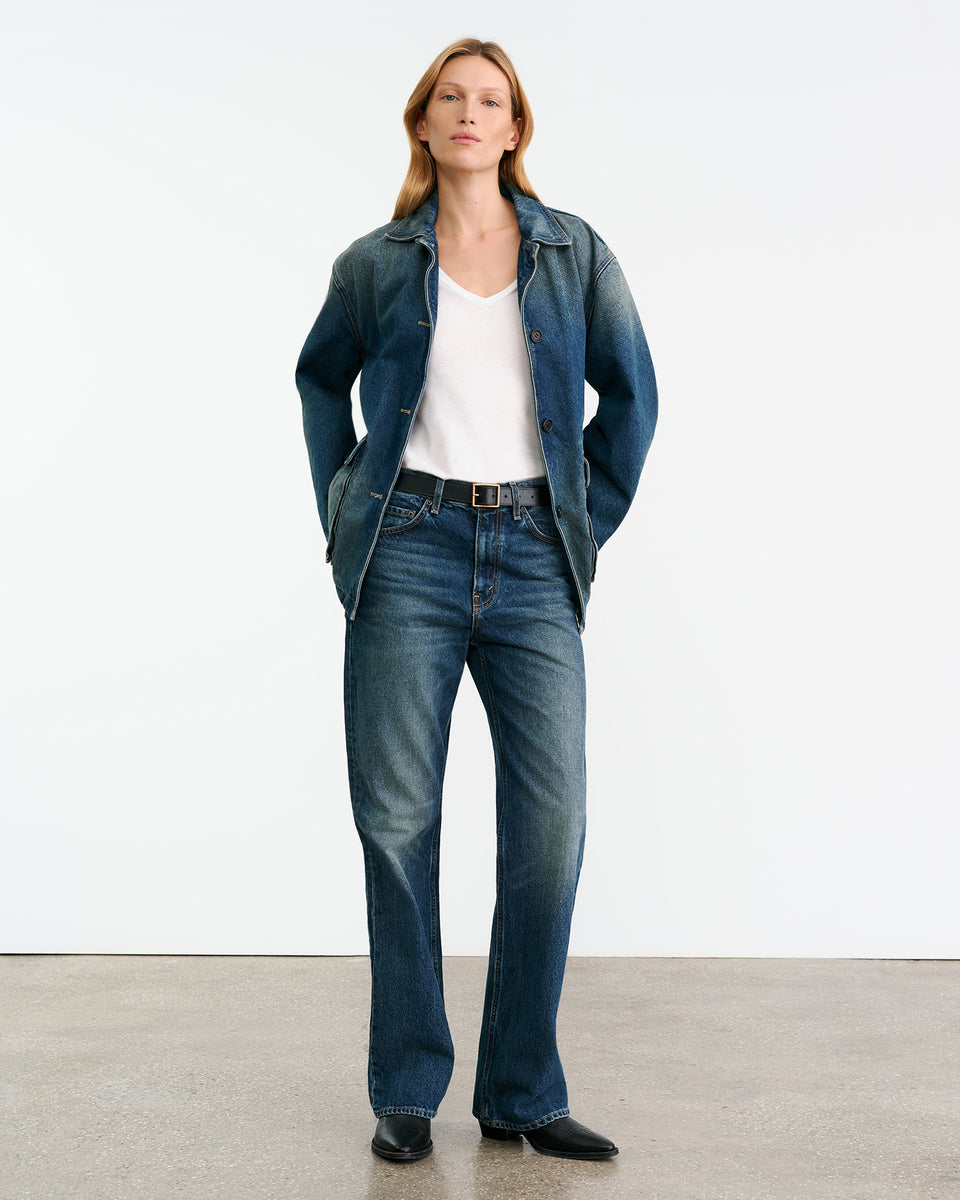 TEMPERANCE DENIM JACKET IN SIMON WASH