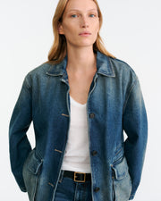 TEMPERANCE DENIM JACKET IN SIMON WASH