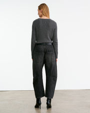 SHON JEAN IN STONE BLACK WASH