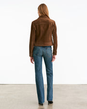 SUSANNAH SUEDE JACKET IN HAZELNUT
