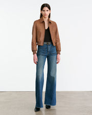 SUE LEATHER JACKET IN COGNAC