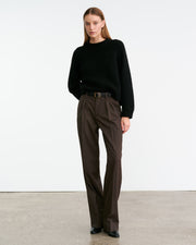 TOMASO CASHMERE SWEATER IN BLACK