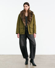 RONAY PARKA IN OLIVE GREEN