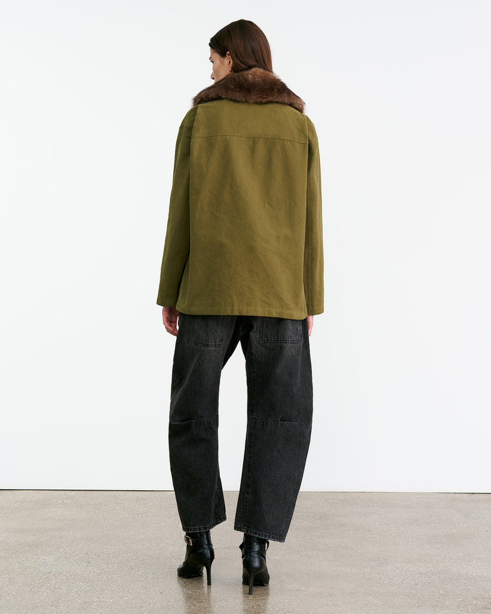 RONAY PARKA IN OLIVE GREEN