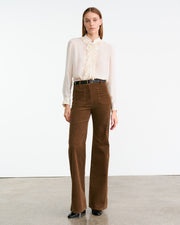 FLORENCE CORDUROY PANT IN CAFFE