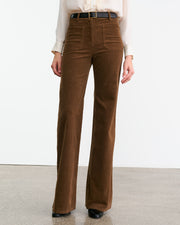FLORENCE CORDUROY PANT IN CAFFE