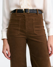 FLORENCE CORDUROY PANT IN CAFFE