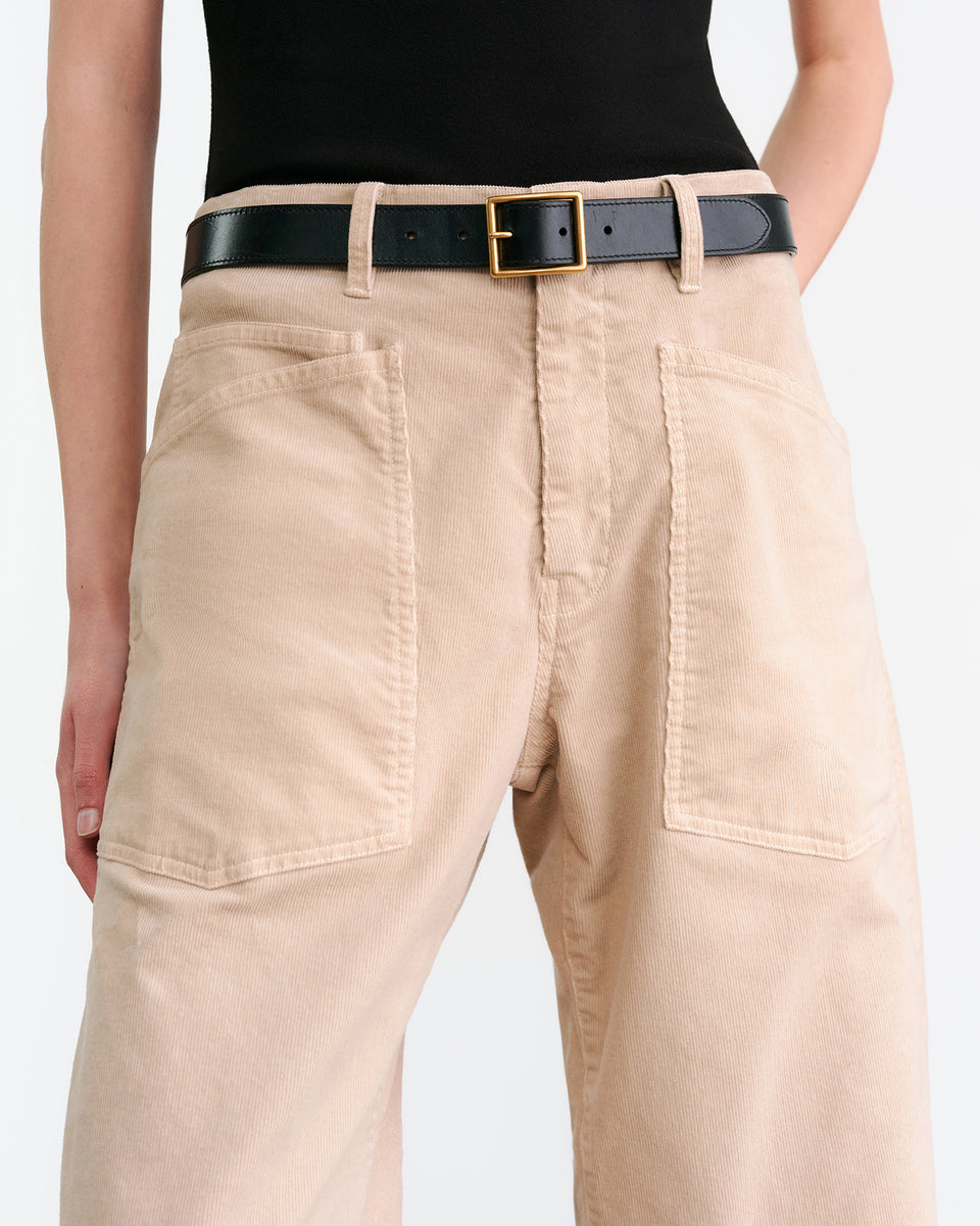 SHON CORDUROY PANT IN LIGHT BLUSH