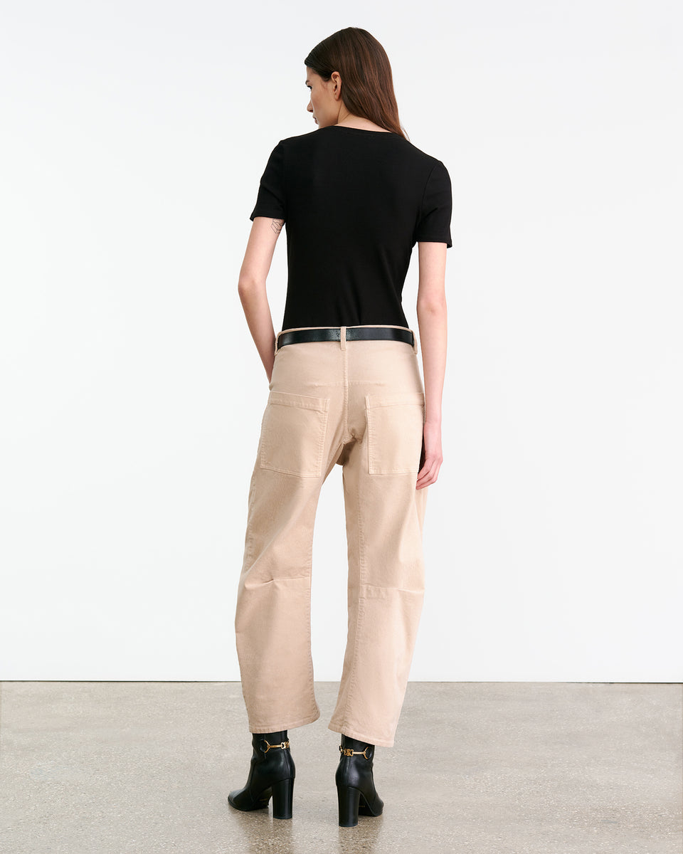 SHON CORDUROY PANT IN LIGHT BLUSH