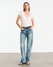 CAROL TEE IN BUTTER YELLOW