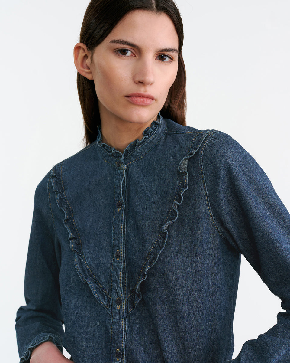 MARCELA SHIRT IN CLASSIC WASH
