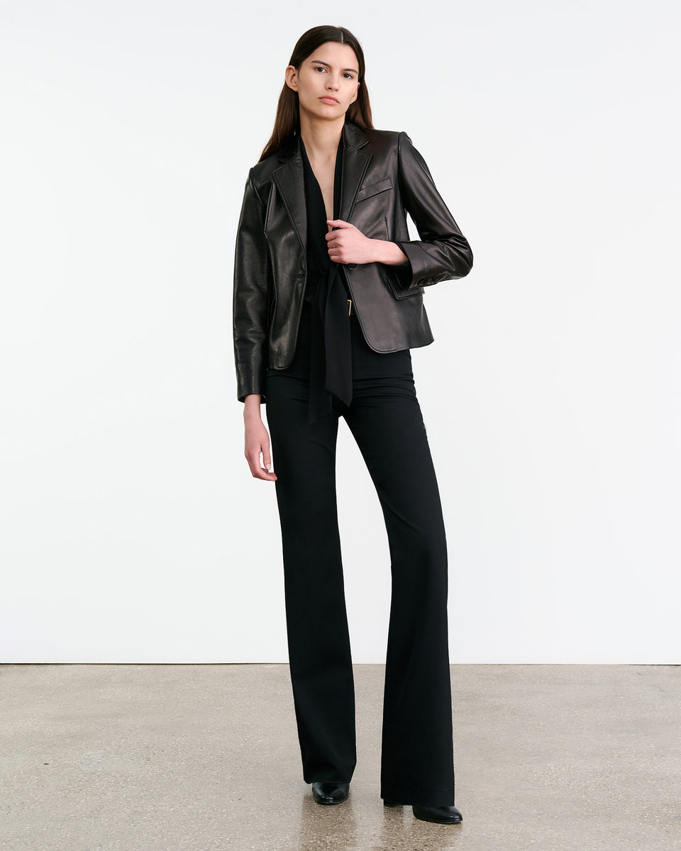 JANESE SILK BLOUSE IN BLACK