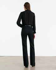 JANESE SILK BLOUSE IN BLACK