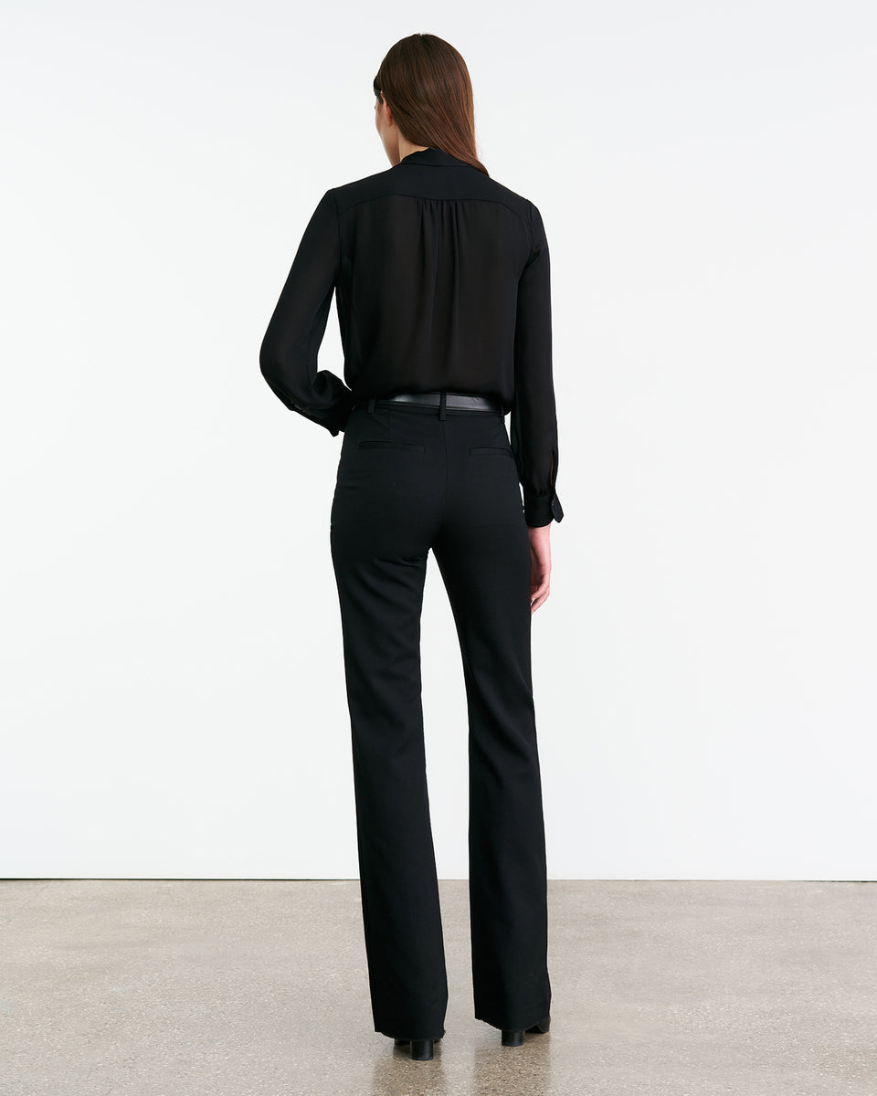 JANESE SILK BLOUSE IN BLACK