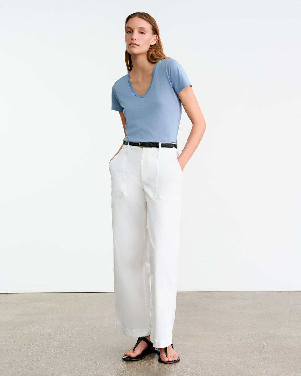 CAROL TEE IN PEARL BLUE