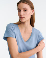 CAROL TEE IN PEARL BLUE