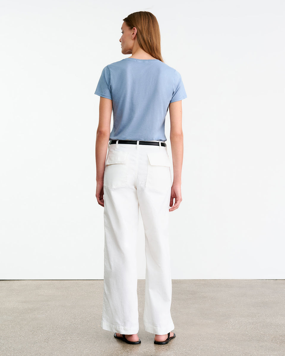 CAROL TEE IN PEARL BLUE