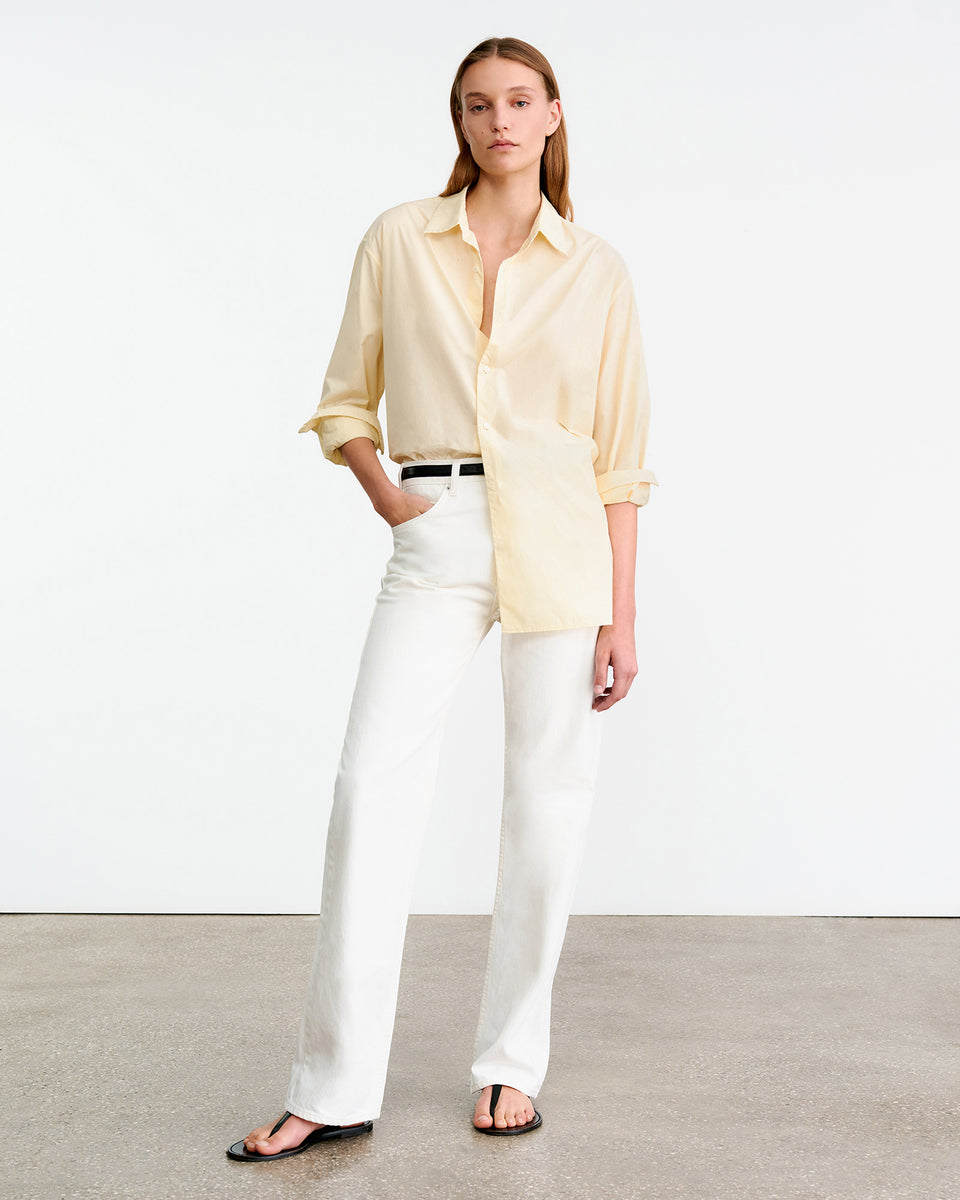 YORKE SHIRT IN BUTTER YELLOW