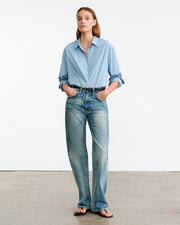 YORKE SHIRT IN PEARL BLUE