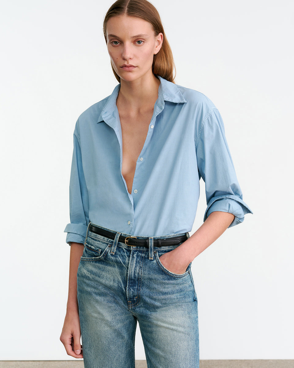 YORKE SHIRT IN PEARL BLUE