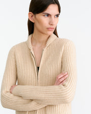 TESSEN CARDIGAN IN WHEAT