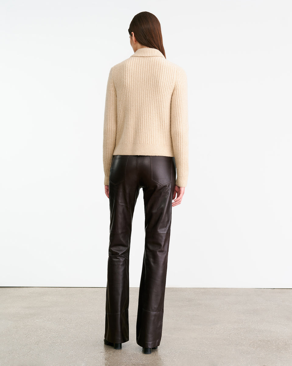 TESSEN CARDIGAN IN WHEAT