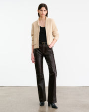 TESSEN CARDIGAN IN WHEAT