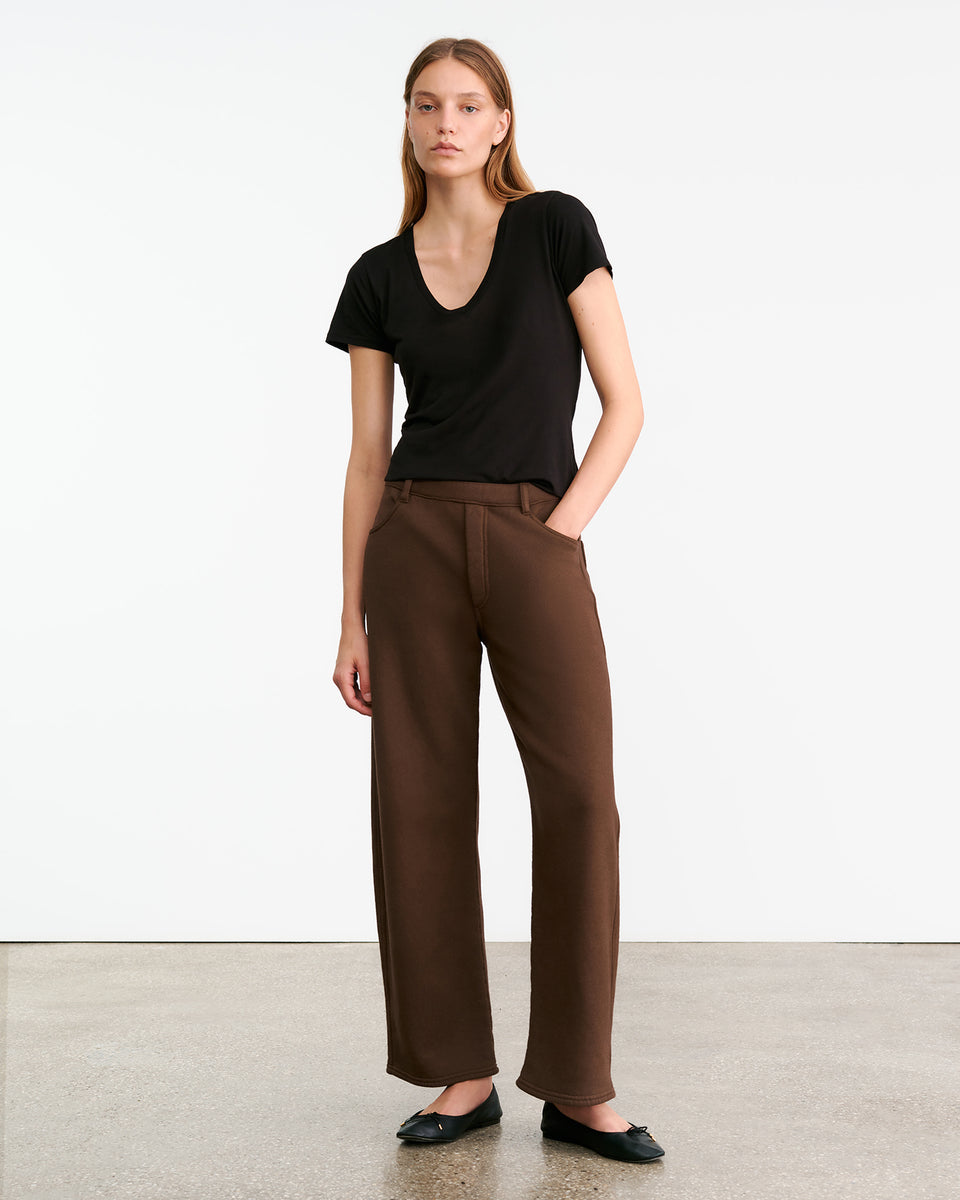TRIBECA SWEATPANT IN MOCHA