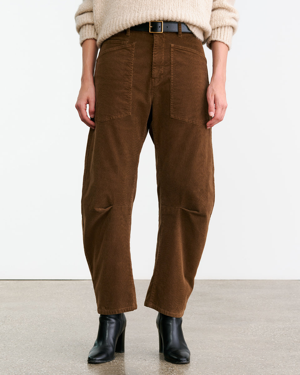 SHON CORDUROY PANT IN CAFFE